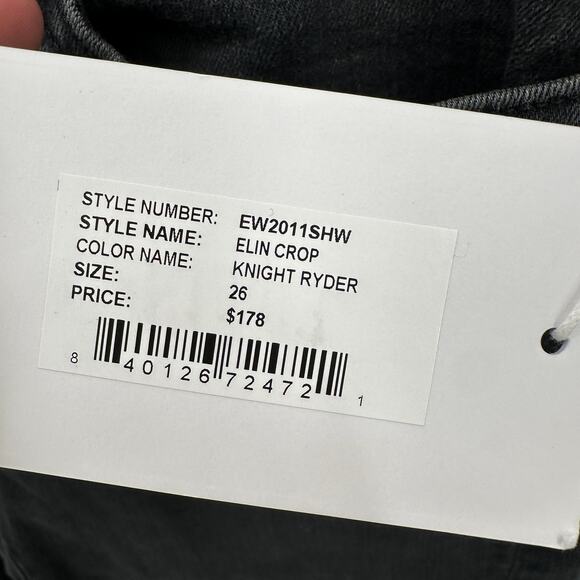 EDWIN NWT Evereve Elin Crop Denim Jean in Knight Rider // 26 - Picture 7 of 15
